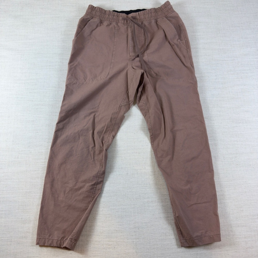 Lululemon ABC Jogger Pants Mauve Brown Elastic Waist Drawstring Tapered Leg